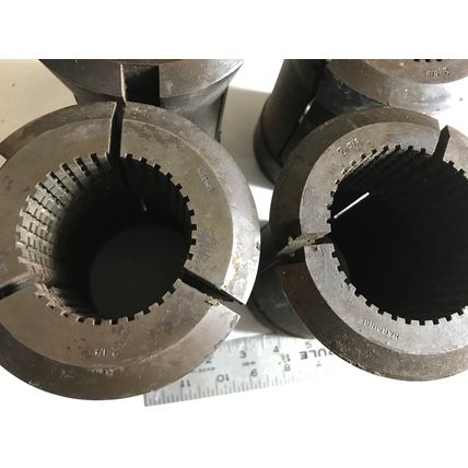 LOT 4 HARDINGE 2-5/32" GRIDLEY ROUND COLLET ACME 2 1/4,2 5/8,,AJ