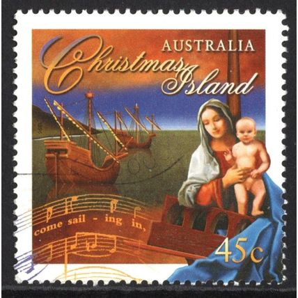 CHRISTMAS ISLAND 1996: CHRISTMAS - 45c USED (G13)