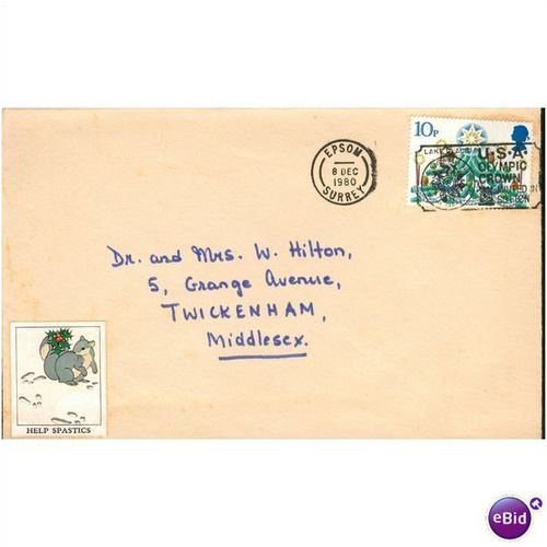 GB Cover 1980 - Christmas 10p 2