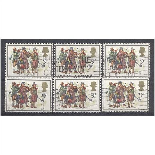 BULK STOCK.SG1072 9p The Waits x 6.Fine Used.nb12b