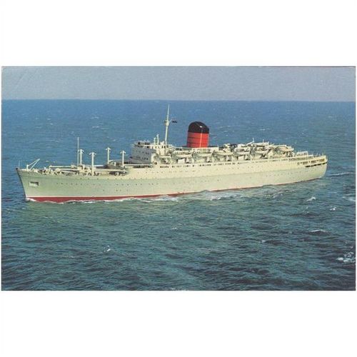 Cunard Ocean Liner Carmania Shipping Postcard (S11703)
