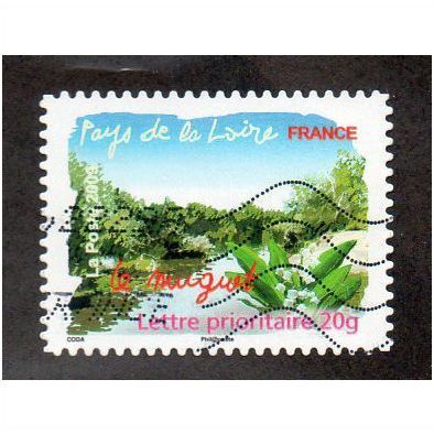 FRA 2009 (56c) 'FLORA- PAYS DE LA LOIRE' FINE USED (EBID21082)