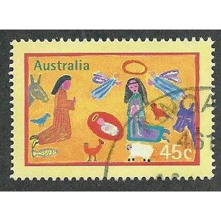 AUS 1998 45c 'CHRISTMAS' FINE USED (EBID44-474)