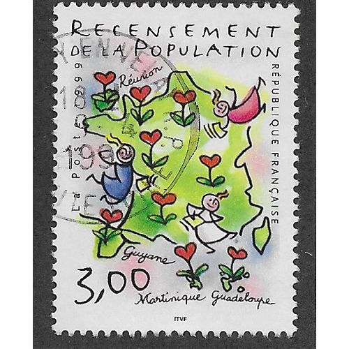 FRA 1999 3F 'POPULATION CENSUS' FINE USED (EBID55-770)