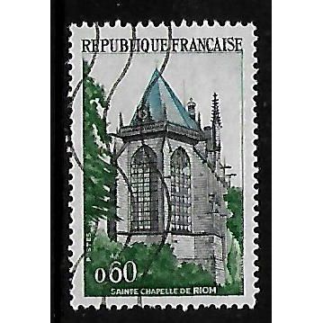 FRANCE 1971 60c SAINTE CHAPELLE RIOM SG 1929 FINE USED#2