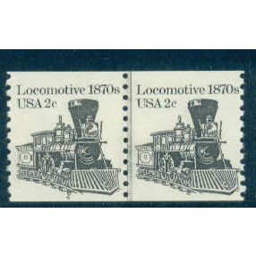 1897A 2c Locomotive Fine MNH Dry Gum CNP Left 4 W0442