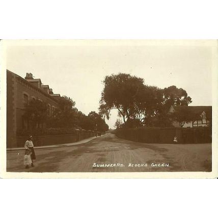 Warwickshire ACOCKS GREEN Summer Road Postcard