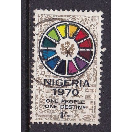 NIGERIA 1970 STAMP DESTINY 1/- USED SG241