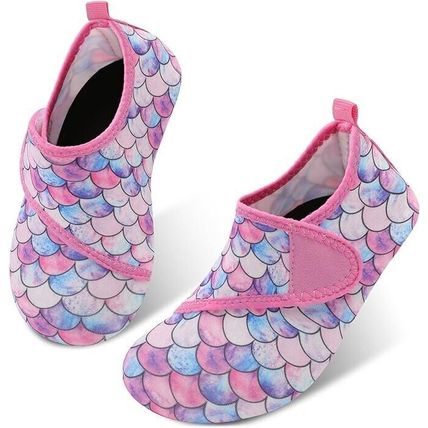 JIASUQI Toddler Water Shoes Boys Girls Quick Dry Beach Shoes Barefoot Swim Aqua