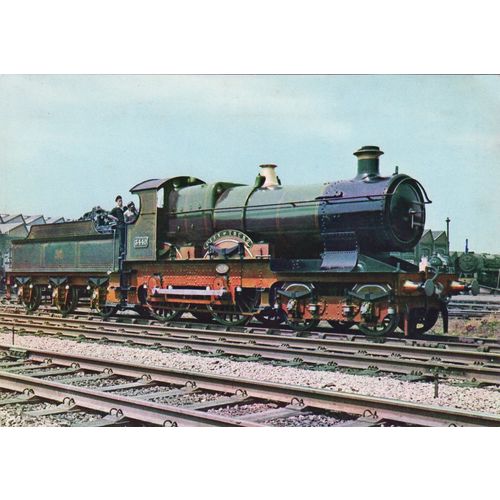Railway Postcard GWR 3440 City of Truro Swindon Works Great Western 4-4-0 Loco