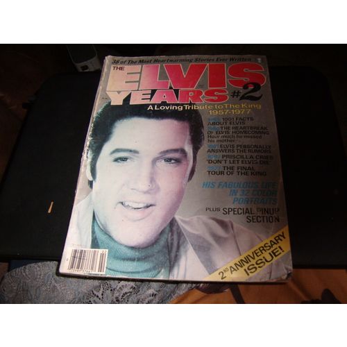 Vintage 1979 "The Elvis Years 2nd Anniversary Issue" Magazine