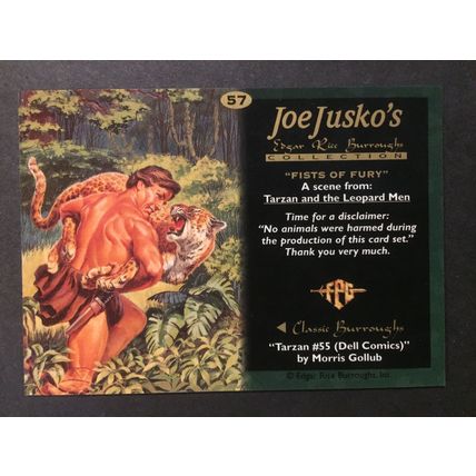 Joe Jusko: Edgar Rice Burroughs I trading card #57, excellent condition!