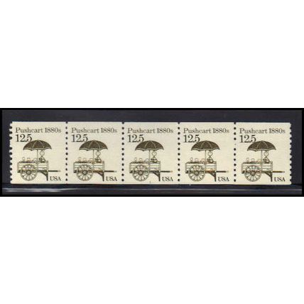 2133 12.5c Pushcart Very Fine MNH Dry Gum PNC 1/5 X2226