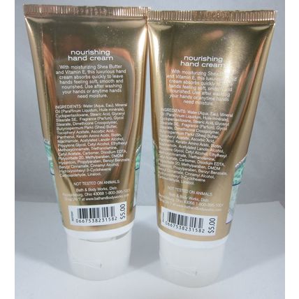 2 Bath & Body Works Nourishing Hand Cream shea vit e Bourbon Street Buttercream