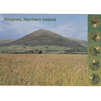Mournes Northern Ireland Postcard posted pinhole