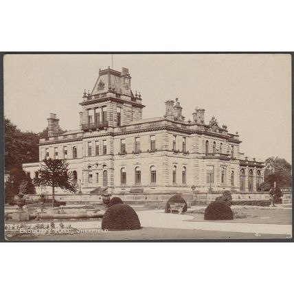 Endcliffe Hall, Sheffield, Yorkshire, c.1905-10 - RP Postcard