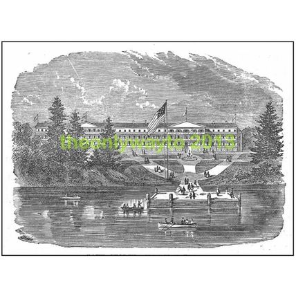 Lake George Henry Hotel, c1890, MODERN REPRODUCTION