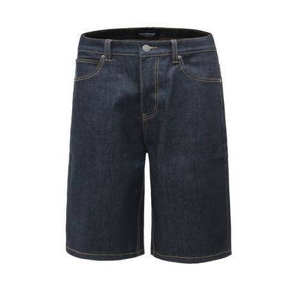 Baggy Fit Raw Denim Shorts