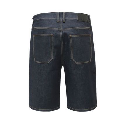 Baggy Fit Raw Denim Shorts