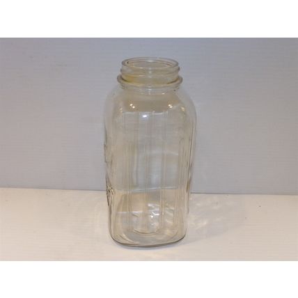 Vintage Ball Perfect Mason Regular Mouth Ribbed Jar 1920's 1930's Clear 2 qt