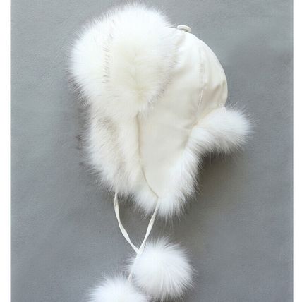 Women Kids Fur Faux Fox Ushanka Trapper Hat Winter Warm Russian Earflap Ski Cap