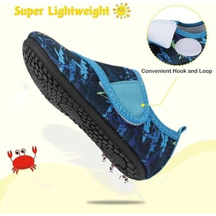 JIASUQI Toddler Water Shoes Boys Girls Quick Dry Beach Shoes Barefoot Swim Aqua