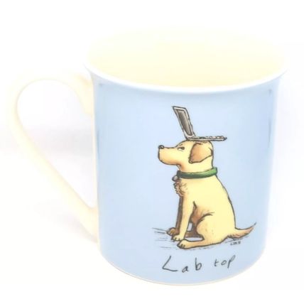 Lab Top Mug Fine China Ceramic 8.5 CM Fun Christmas Gift Tableware Home Decor