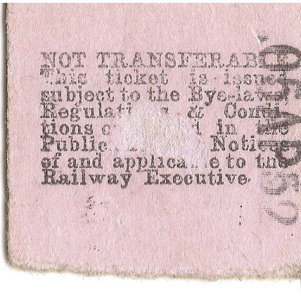 B.R. Edmondson Ticket - Aintree to Liverpool Exchange