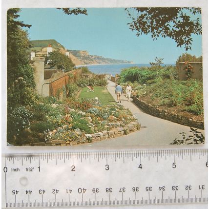 1972 postcard Sidmouth, Connaught Gardens