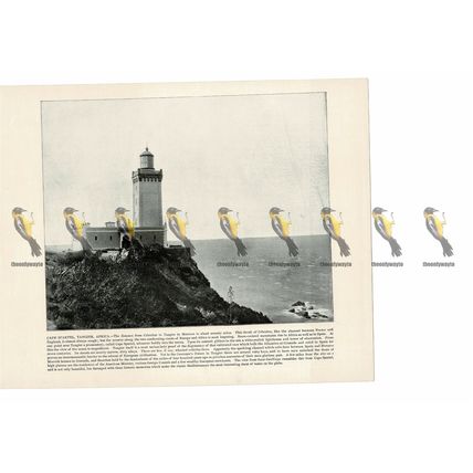 Cape Spartel, Tangier, Morocco, Book Illustration (Print), 1899