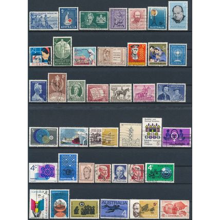 391 Stamp Selection - Australia - Used Hinged