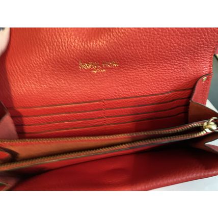 Annabell Ingall Red Leather Clutch\Wallet
