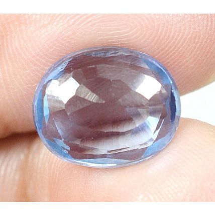Natural Brazilian Blue Aquamarine 5.50 Ct Oval Cut Loose Gemstone