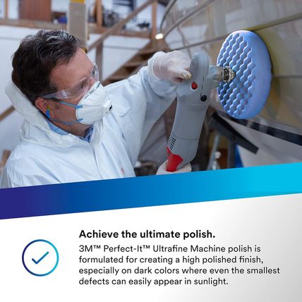 3M Perfect-It Ultrafine Machine Polish, 06068, 32 Fl.Oz, Paint Polish, Automotiv