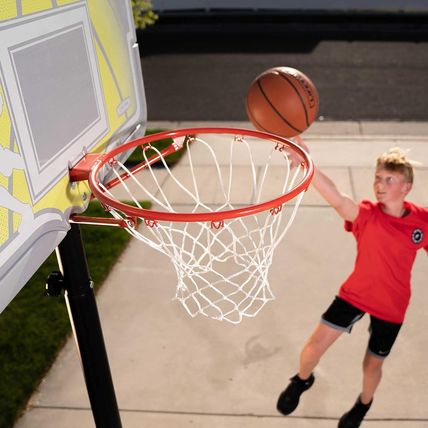 Lifetime 90992 Full-Size Height Adjustable Portable Basketball Hoop, 7.5 to 10 F