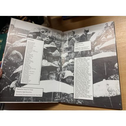 1989 "OFFSIDE! WHEN SATURDAY COMES SPECIAL" FOOTBALL SOCCER HARDBACK BOOK (P4)