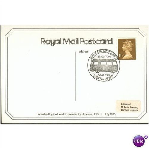 GB Postcard - Postbus - Hailsham - Bodle Street Green