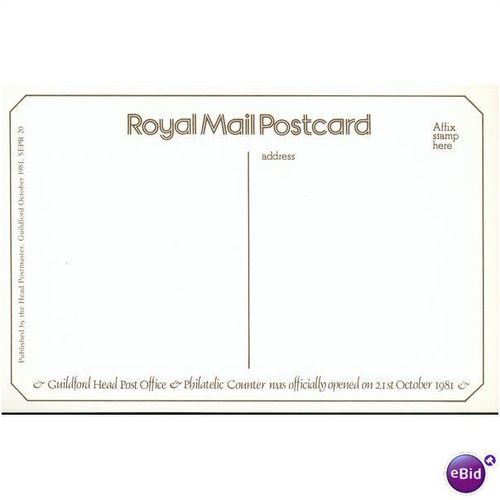 GB Postcard - Post Office - Guildford HPO Phil Counter