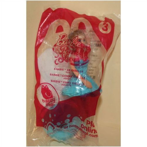 2013 McDonalds Barbie Pink Shoes #3 Barbie as Giselle Mint in Package