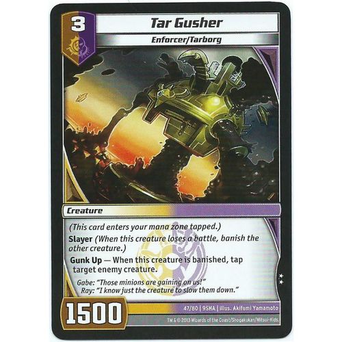 Kaijudo - Shattered Alliances - #47/80 - Tar Gusher