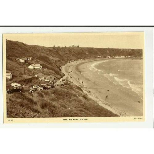 Wales NEVIN Beach Postcard by Tuck (NV 15)