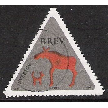 Fa 2031: letter multicoloured Greetings Stamp: Ancient Nordic Elk.