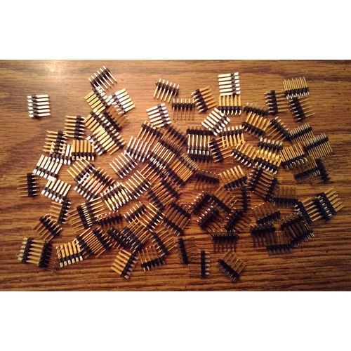 Lots of 100: Robinson Nugent NSH-12DA-S2-TR Non-Shrouded Headers : FREE Shipping