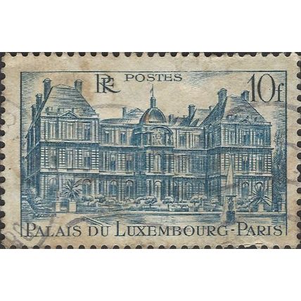 FRANCE, Luxembourg Palace, blue 1946, 10F, #2