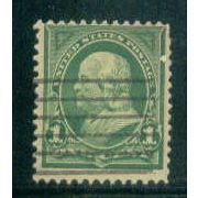 Used 279 1c Benjamin Franklin Barely Clears M04562