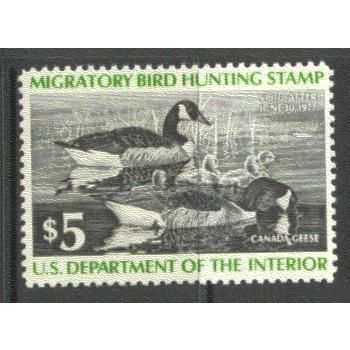 RW43 $5 Family of Canada Geese Very Fine MNH B0203