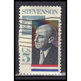 Used 1275 5c Adlai Stevenson Very Fine KA5401
