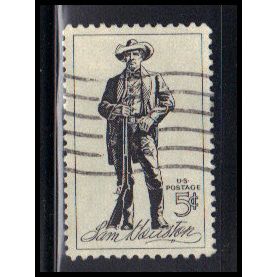 Used 1242 5c Sam Houston Very Fine KA7577