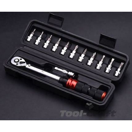 HARDEN reversible ratchet Torque Wrench 1/4", 5-25 Nm, 250 mm Long (HAR 538014)