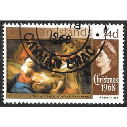 1968 Christmas - Paintings ¼d Fine Used C1
